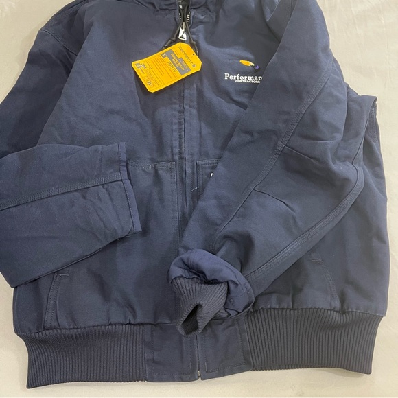 Carhartt J130 Washed Duck Insulated Active Jacket Gemplers Navy Blue Size XL - Picture 7 of 13